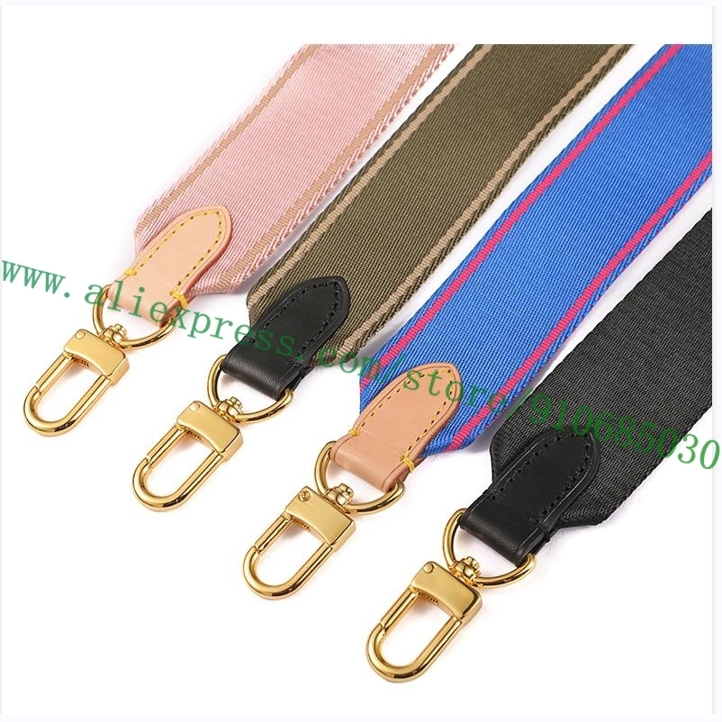 Bag Parts Accessories Top Quality Adjustable Smooth Fabric Strap For MULTI POCHETTE Lady Handbag Women Bumbag Belt 8 Colors Option 221026