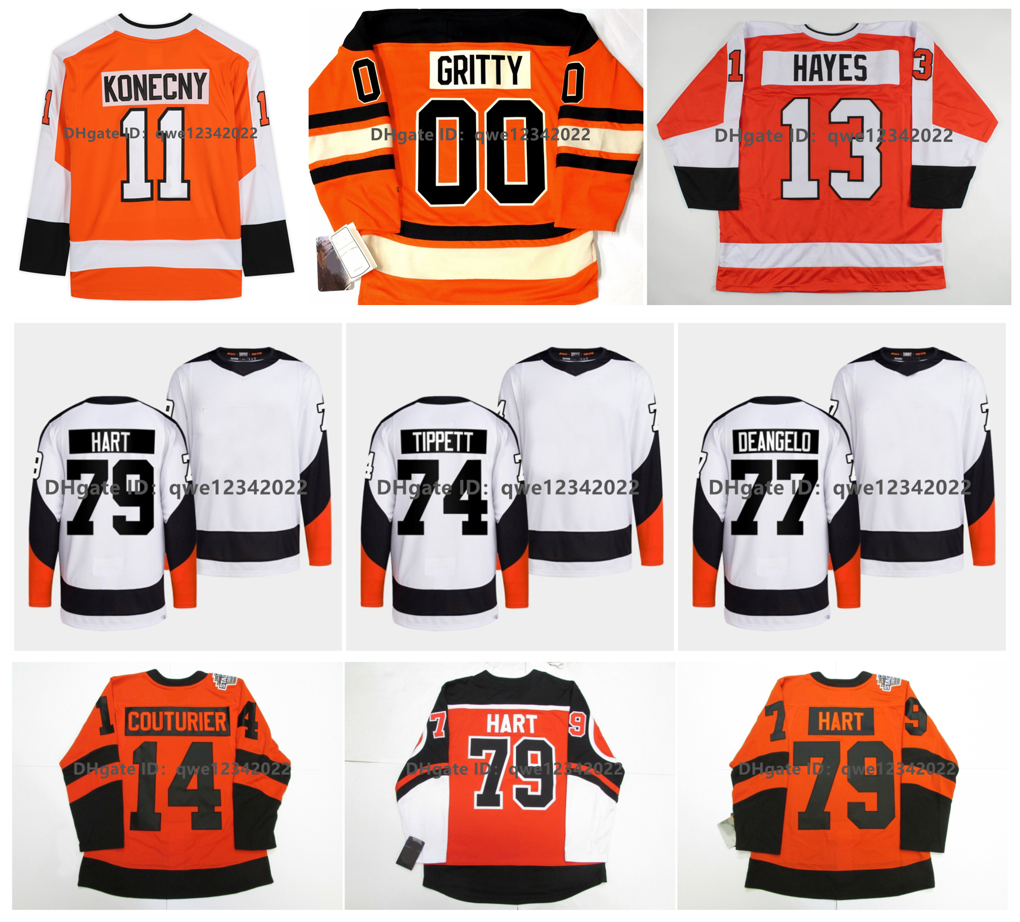 2022 Reverse Retro Kevin Hayes Hockey Jersey 00 Gritty Flyers Sean Couturier Carter Hart Owen Tippett Travis Konecny Cam Atkinson Ivan Provorov Travis Sanheim, Kids sie s/m l/xl
2022 Reverse Retro Kevin Hayes Hockey Jersey 00 Gritty Flyers Sean Couturier Carter Hart Owen Tippett Travis Konecny Cam Atkinson Ivan Provorov Travis Sanheim, Kids sie s/m l/xl