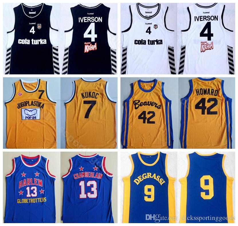 College Movie Basketball 4 Allen Iverson Jersey Besiktas Cola Turka 42 Scott Howard 9 Jimmy Brooks 13 Wilt Chamberlain 7 Toni Kukoc, 13 blue
College Movie Basketball 4 Allen Iverson Jersey Besiktas Cola Turka 42 Scott Howard 9 Jimmy Brooks 13 Wilt Chamberlain 7 Toni Kukoc, 13 blue
