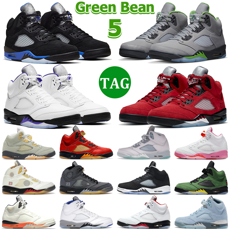 2023 5 Basketball Shoes Men 5s Green Bean Dark Concord Racer Blue Raging Bull Red Jade Horizon UNC Stealth Easter Mens Trainers Sports, 16
2023 5 Basketball Shoes Men 5s Green Bean Dark Concord Racer Blue Raging Bull Red Jade Horizon UNC Stealth Easter Mens Trainers Sports, 16