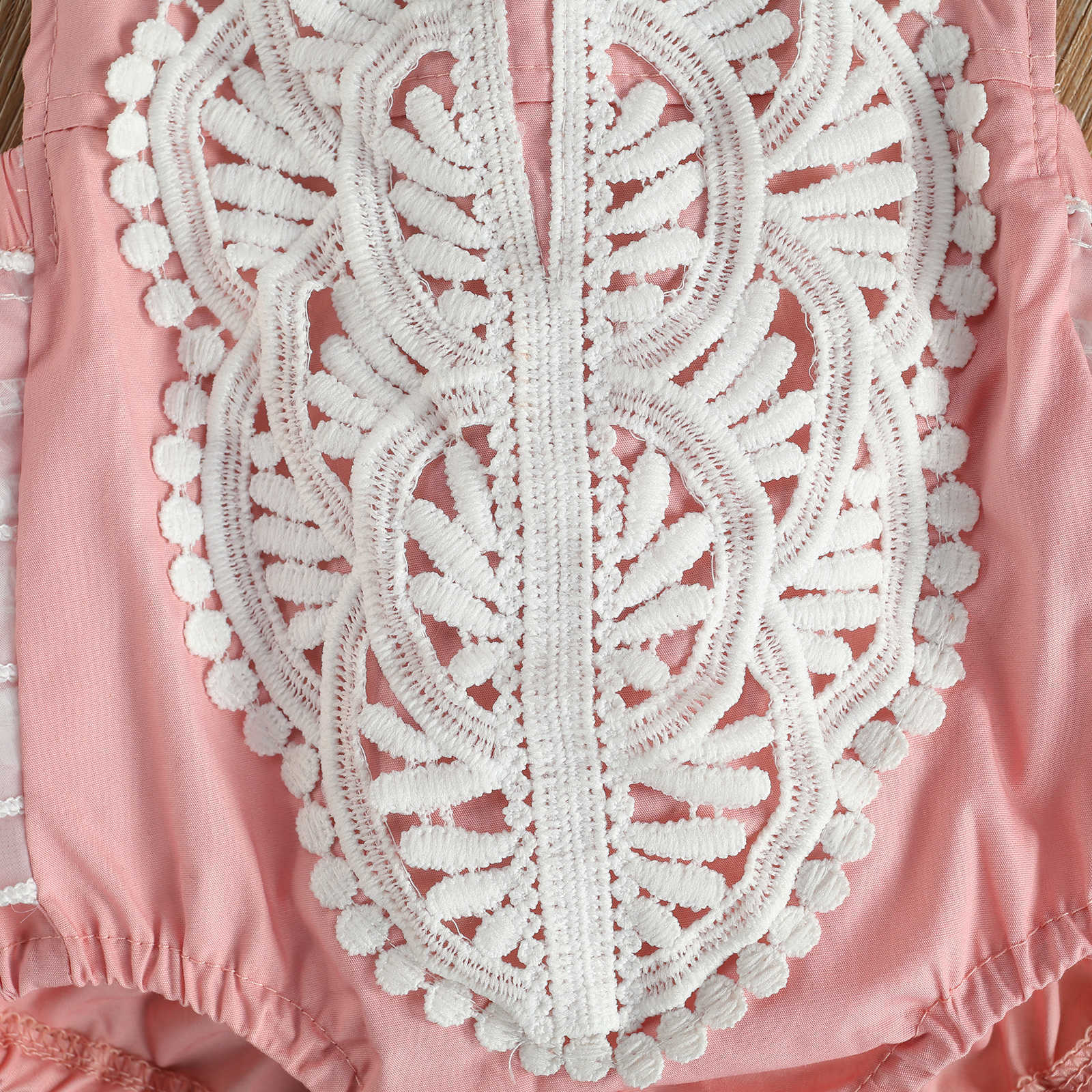 Rompers Baby Summer Clothes Newborn Girl Lace Cotton Sleeveless Romper Jumpsuit Flowers 2 Piece Outfits J220922