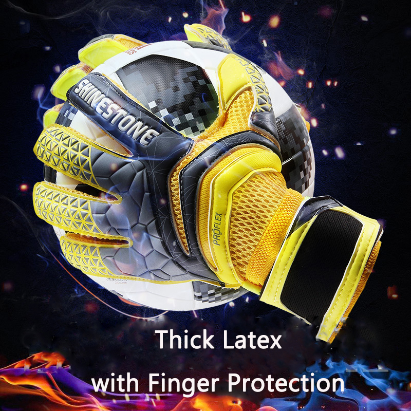 Sports Gloves Youth Adult Soccer Goalie Goalkeeper Football Kids with Finger Protection MenWomenBoysGirls Goalkeeping 221026