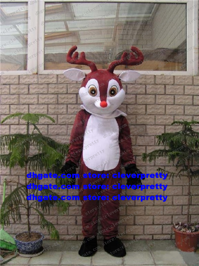 Rudolph The Red Nosed Deer Reindeer Mascot Costume Mascotte Caribou Rangifer Adult Cartoon Character Outfit Suit Someone Inside Nursery School No.813, As in photos
Rudolph The Red Nosed Deer Reindeer Mascot Costume Mascotte Caribou Rangifer Adult Cartoon Character Outfit Suit Someone Inside Nursery School No.813, As in photos