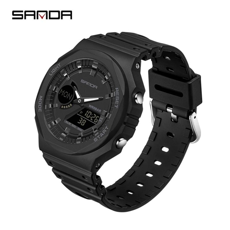 SANDA Casual Men's Watches 50M Waterproof Sport Quartz Watch for Male Wristwatch Digital G Style Shock Relogio Masculino 220530181S, Black white
SANDA Casual Men's Watches 50M Waterproof Sport Quartz Watch for Male Wristwatch Digital G Style Shock Relogio Masculino 220530181S, Black white