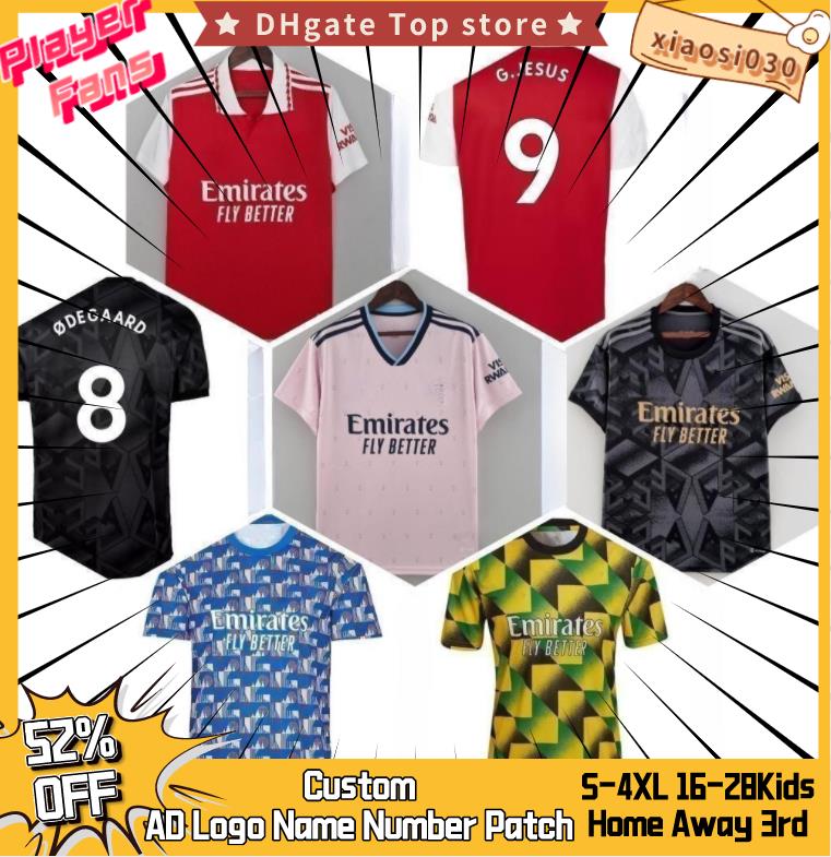 22 23 Arsenal soccer jerseys G. JESUS football shirts SMITH ROWE PEPE SAKA ODEGAARD THOMAS MARTINELLI TIERNEY fans player men kids suit Arsen Jersey maillot XXXL 4XL, 22/23 player-home+epl
22 23 Arsenal soccer jerseys G. JESUS football shirts SMITH ROWE PEPE SAKA ODEGAARD THOMAS MARTINELLI TIERNEY fans player men kids suit Arsen Jersey maillot XXXL 4XL, 22/23 player-home+epl