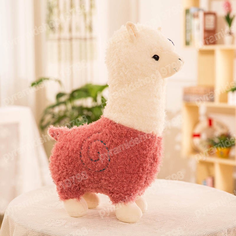 28CM Kawaii Plush Alpaca Toys Fashion Animal Soft Stuffed Dolls Lovely Alpaca Pillows Birthday Xmas Gift for Child Girls