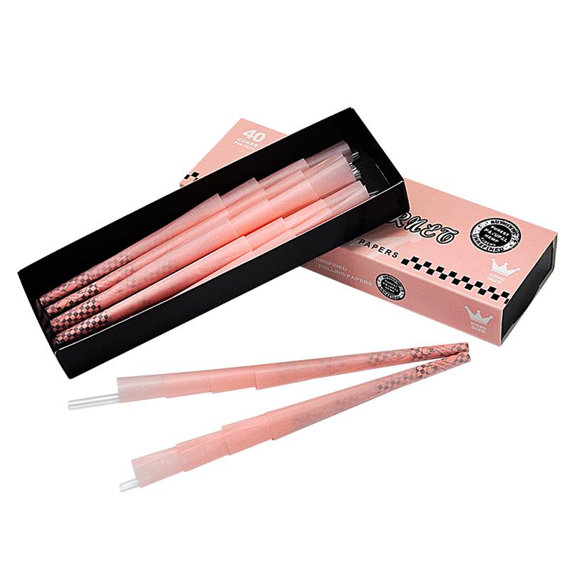 Rolling Paper Smoking Cigarette Booklet Lady Hornet 40 Cones Per Pack king size Natural Unrefined Pink Tobacco Roll Papers
Rolling Paper Smoking Cigarette Booklet Lady Hornet 40 Cones Per Pack king size Natural Unrefined Pink Tobacco Roll Papers