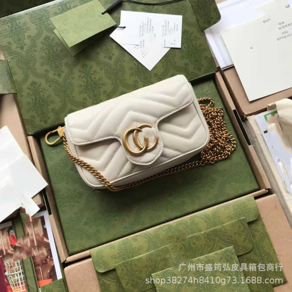 Factory wholesale new 2023 Cool series supermini love wavy single shoulder slung double chain women's, Color 1
Factory wholesale new 2023 Cool series supermini love wavy single shoulder slung double chain women's, Color 1
