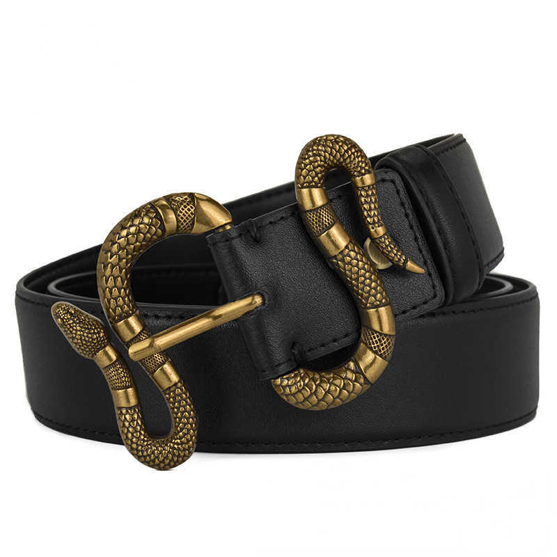 Men Belts Designer Snakehead Pin Buckle Branded Women Belt Embossed Fashion Business Casual Waistband, Separate
Men Belts Designer Snakehead Pin Buckle Branded Women Belt Embossed Fashion Business Casual Waistband, Separate