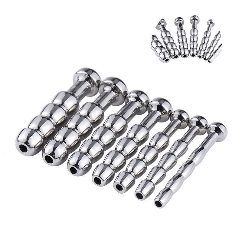 Jouets sexuels masager 5-11 mm en acier inoxydable du pénis urétral inserts stimulation dilator chastetity catteter plug masturbator toys