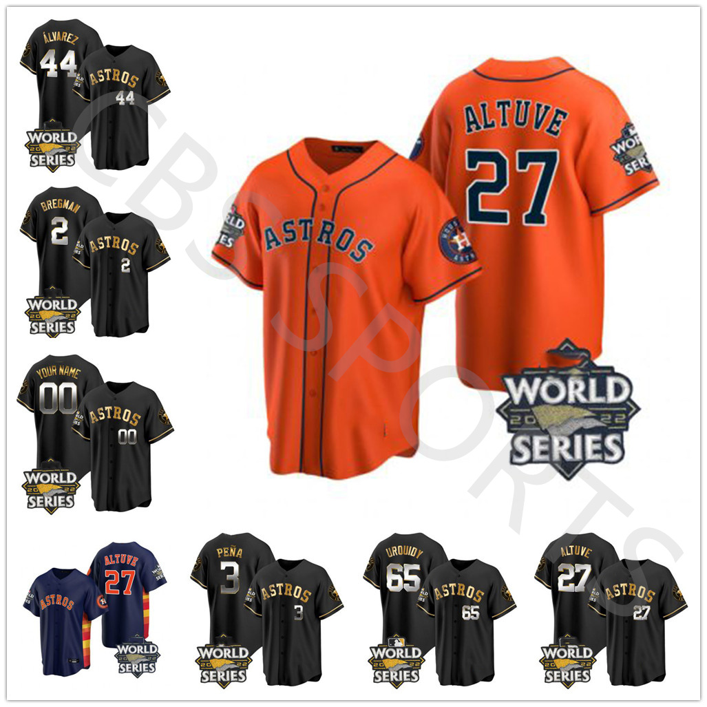 Yordan Alvarez 2022 World Series Baseball Jersey Jeremy Pena Jose Altuve Alex Bregman Gurriel Kyle Tucker Verlander McCormick Martin Maldonado Aledmys Diaz Meyers, Cool base custom jersey
Yordan Alvarez 2022 World Series Baseball Jersey Jeremy Pena Jose Altuve Alex Bregman Gurriel Kyle Tucker Verlander McCormick Martin Maldonado Aledmys Diaz Meyers, Cool base custom jersey