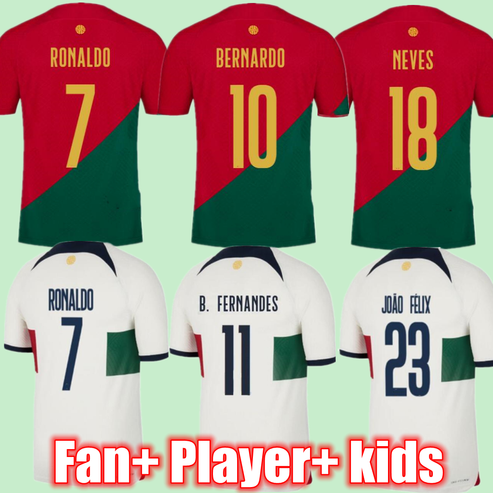 Portugal 2022 Word Cup soccer jersey Portuguese Fan Player version BERNARDO NEVES Bruno FERNANDES Football shirt Joao Felix Men Women kit, 2022 home women
Portugal 2022 Word Cup soccer jersey Portuguese Fan Player version BERNARDO NEVES Bruno FERNANDES Football shirt Joao Felix Men Women kit, 2022 home women