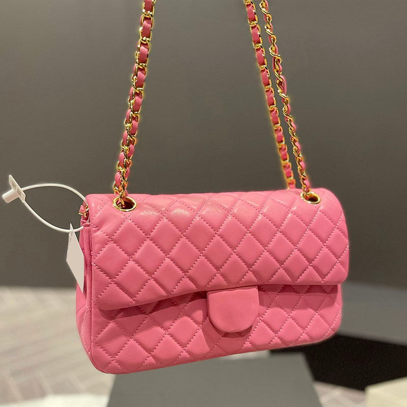 22A Classic Medium Flap Quilted Lambskin Bags 17 Colors Gold Metal Hardware Matelasse Chain Crossbodu Shoulder Multi Pochette Designer Handbags 25X15X8CM, Box
22A Classic Medium Flap Quilted Lambskin Bags 17 Colors Gold Metal Hardware Matelasse Chain Crossbodu Shoulder Multi Pochette Designer Handbags 25X15X8CM, Box