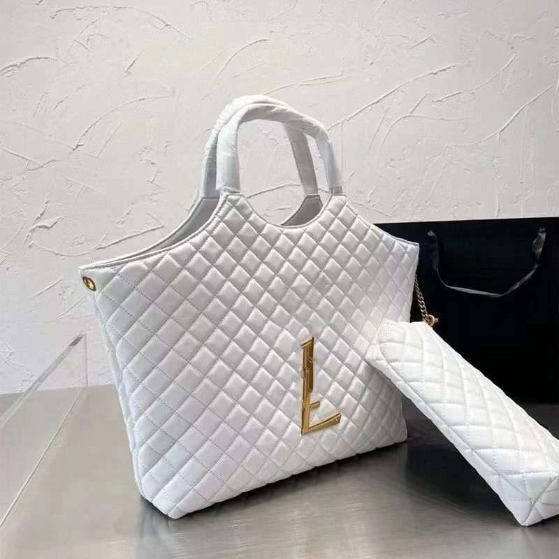 Designer bag icare maxi shopping in quilted lambskin large capacity shoulder tote bag diamond surface new with chain coin wallet summer 005, White
Designer bag icare maxi shopping in quilted lambskin large capacity shoulder tote bag diamond surface new with chain coin wallet summer 005, White