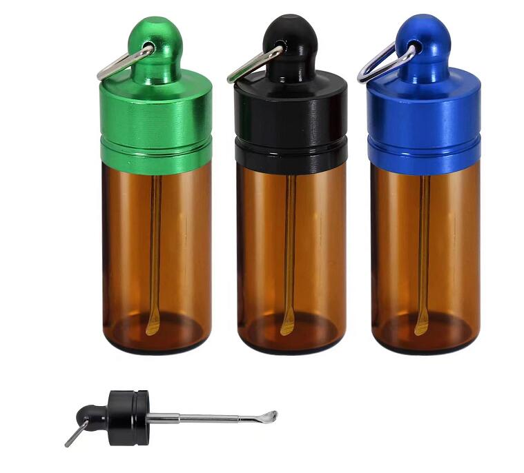 Latest Glass bottle Snuff smoking Accessories Vial Spoon Spice Snorter Pill box storage Case Container Stash Oil Rigs
Latest Glass bottle Snuff smoking Accessories Vial Spoon Spice Snorter Pill box storage Case Container Stash Oil Rigs