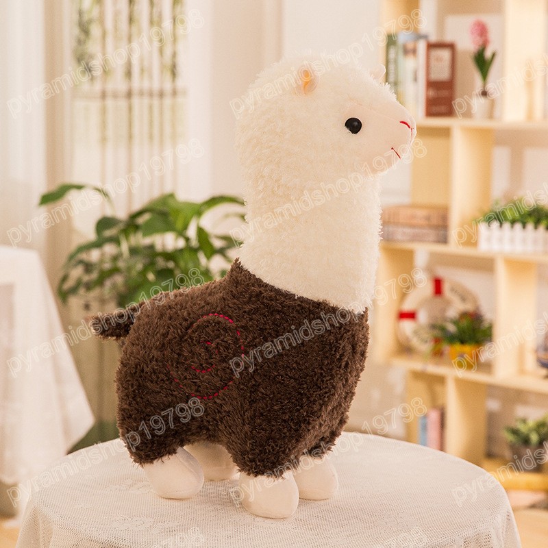 28CM Kawaii Plush Alpaca Toys Fashion Animal Soft Stuffed Dolls Lovely Alpaca Pillows Birthday Xmas Gift for Child Girls