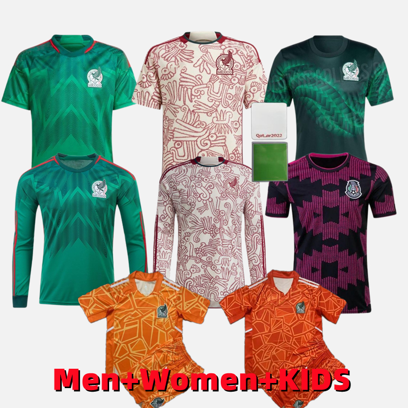2022 2023 Mexico soccer jersey home away 21 22 23 RAUL CHICHARITO LOZANO DOS SANTOS football shirt Kids kit women Men sets uniforms Fans player Version S-4XL, 2021
2022 2023 Mexico soccer jersey home away 21 22 23 RAUL CHICHARITO LOZANO DOS SANTOS football shirt Kids kit women Men sets uniforms Fans player Version S-4XL, 2021