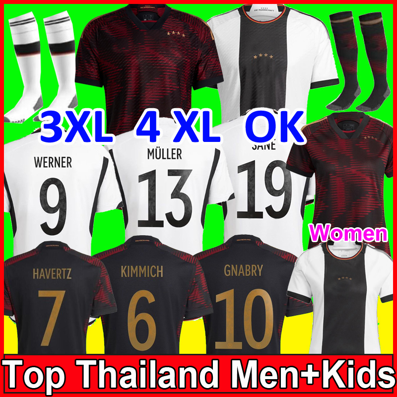 2022 HUMMELS Germanies Soccer Jersey Fans Player Version KROOS GNABRY WERNER DRAXLER REUS MULLER GOTZE Football Shirt Men Kids Kit set uniforms Camiseta, Kids home+socks
2022 HUMMELS Germanies Soccer Jersey Fans Player Version KROOS GNABRY WERNER DRAXLER REUS MULLER GOTZE Football Shirt Men Kids Kit set uniforms Camiseta, Kids home+socks