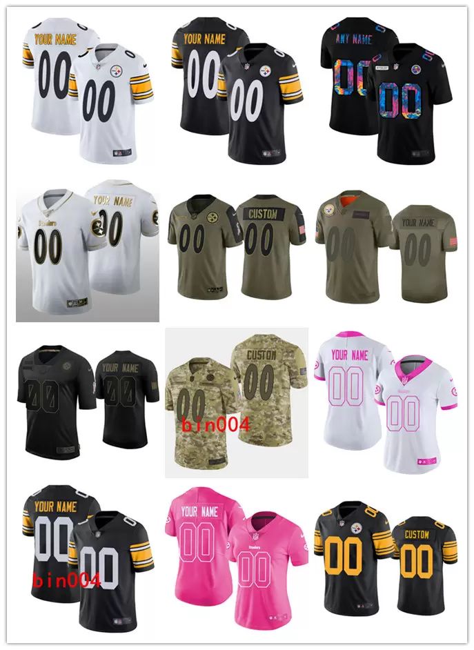 College wear Jersey Customized Football Pittsburgh''Steelers''MEN WOMEN YOUTH 100% Embroidery -6XL''nfl, 10
College wear Jersey Customized Football Pittsburgh''Steelers''MEN WOMEN YOUTH 100% Embroidery -6XL''nfl, 10