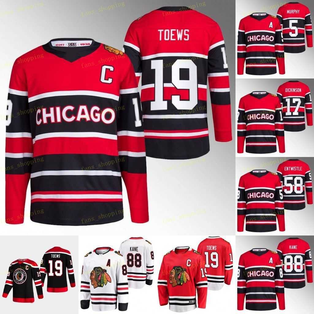Chicago Jonathan Toews Blackhawks 2023 Reverse Retro jersey Patrick Kane Sam Lafferty Andreas Athanasiou Jason Dickinson Taylor Raddysh Connor Murphy Johnson, Men
Chicago Jonathan Toews Blackhawks 2023 Reverse Retro jersey Patrick Kane Sam Lafferty Andreas Athanasiou Jason Dickinson Taylor Raddysh Connor Murphy Johnson, Men