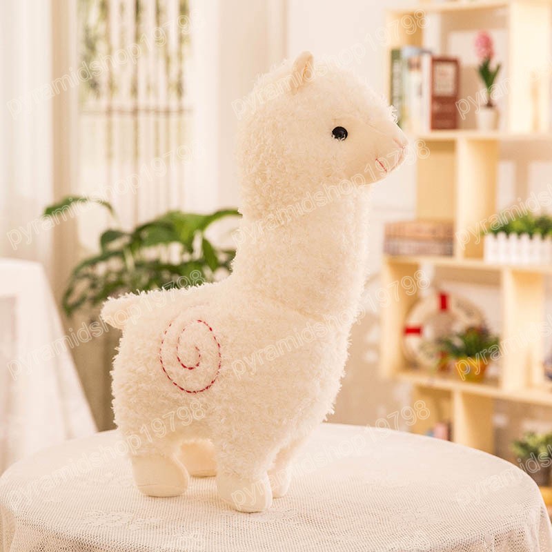 28CM Kawaii Plush Alpaca Toys Fashion Animal Soft Stuffed Dolls Lovely Alpaca Pillows Birthday Xmas Gift for Child Girls