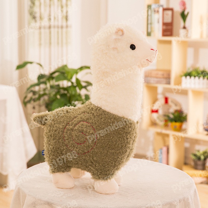 28CM Kawaii Plush Alpaca Toys Fashion Animal Soft Stuffed Dolls Lovely Alpaca Pillows Birthday Xmas Gift for Child Girls