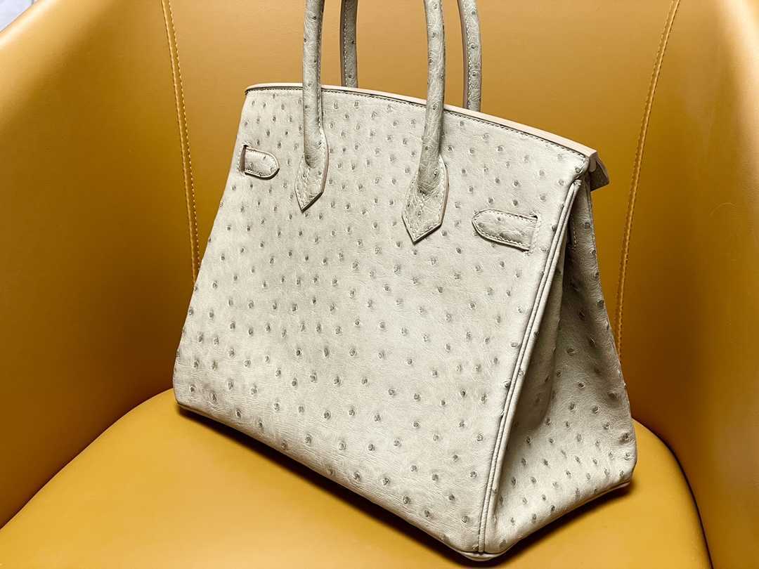 Herme Birkin Bags Bk30 Pearl Grey South African Kk Ostrich Leather Full Handmade Rare Wax Thread Large capacity ayw, Bk30 pearl grey south african ostrich sk
Herme Birkin Bags Bk30 Pearl Grey South African Kk Ostrich Leather Full Handmade Rare Wax Thread Large capacity ayw, Bk30 pearl grey south african ostrich sk