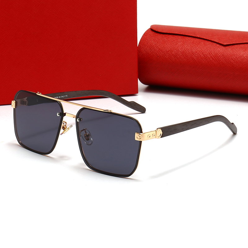 Luxury Designer Sunglasses For Men Women Vintage Goggles Radiation Protection Uv400 Outdoor Beach Glasses Are Very Popular With People With Box 17 Colors