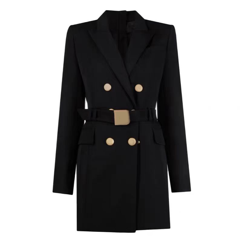 22ss Womens Suits Blazers French Black dress Long Sleeved Suits Dresses Female Double-breasted back zipper Slim Suit Skirt, Extra shipping cost
22ss Womens Suits Blazers French Black dress Long Sleeved Suits Dresses Female Double-breasted back zipper Slim Suit Skirt, Extra shipping cost