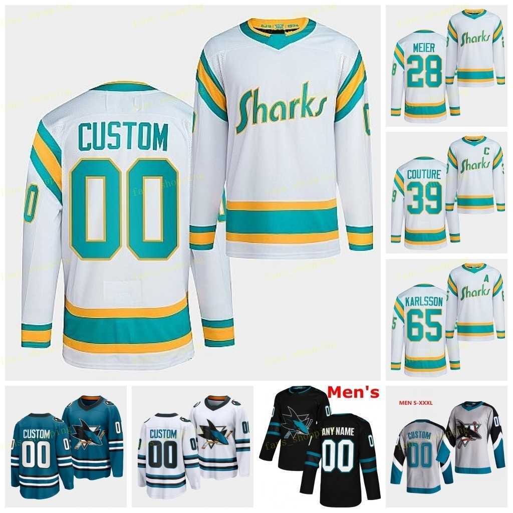 #39 Logan Couture Sharks Reverse Retro Jersey Tomas Hertl Nick Bonino Timo Meier Ferraro Erik Karlsson James Reimer Evander Kane Kevin Labanc Aaron Dell Vlasic Jersey, Men
#39 Logan Couture Sharks Reverse Retro Jersey Tomas Hertl Nick Bonino Timo Meier Ferraro Erik Karlsson James Reimer Evander Kane Kevin Labanc Aaron Dell Vlasic Jersey, Men
