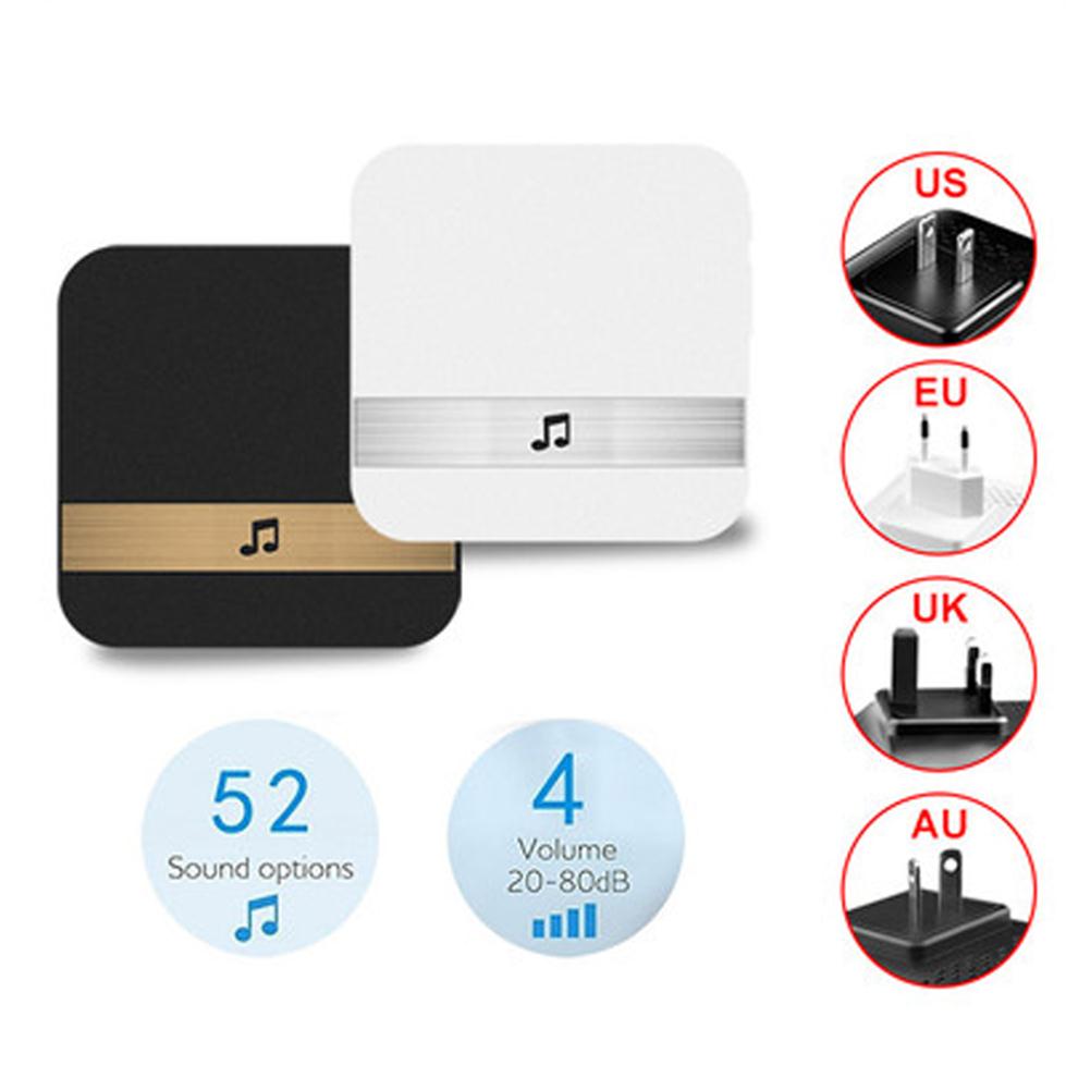 1Pcs AC90-250V Smart Indoor Doorbell chime Wireless WiFi Door Bell US EU UK AU Pg app control For EKEN V5 V6 V7 M32481