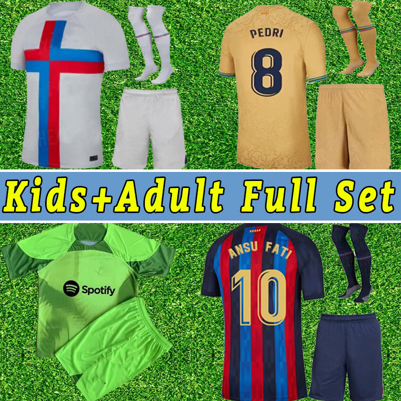 Full Set ANSU FATI football soccer jersey 22 23 MEMPHIS PEDRI Kun Aguero ADAMA FERRAN 2022 2023 barcelona GRIEZMANN F. DE JONG DEST shirt child kids adult Barcelones, Third+patch
Full Set ANSU FATI football soccer jersey 22 23 MEMPHIS PEDRI Kun Aguero ADAMA FERRAN 2022 2023 barcelona GRIEZMANN F. DE JONG DEST shirt child kids adult Barcelones, Third+patch