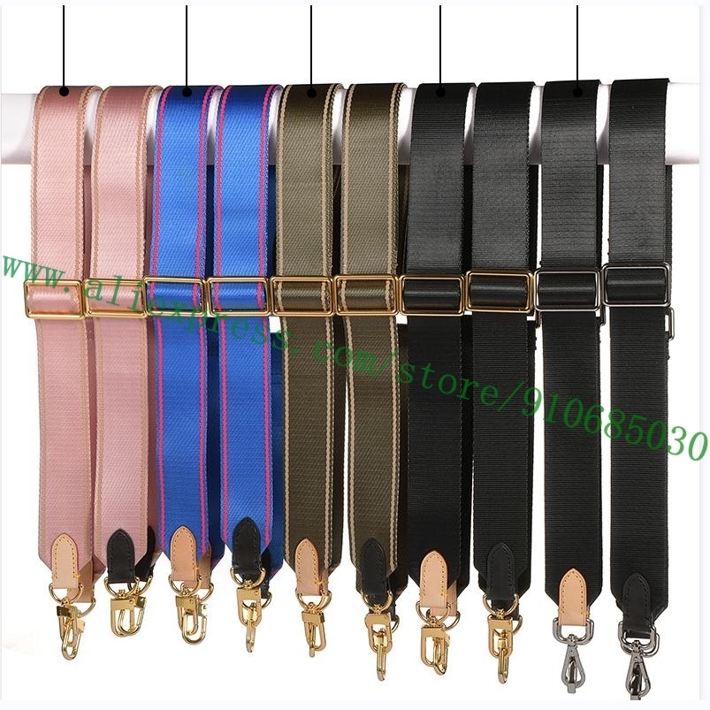 Bag Parts Accessories Top Quality Adjustable Smooth Fabric Strap For MULTI POCHETTE Lady Handbag Women Bumbag Belt 8 Colors Option 221026