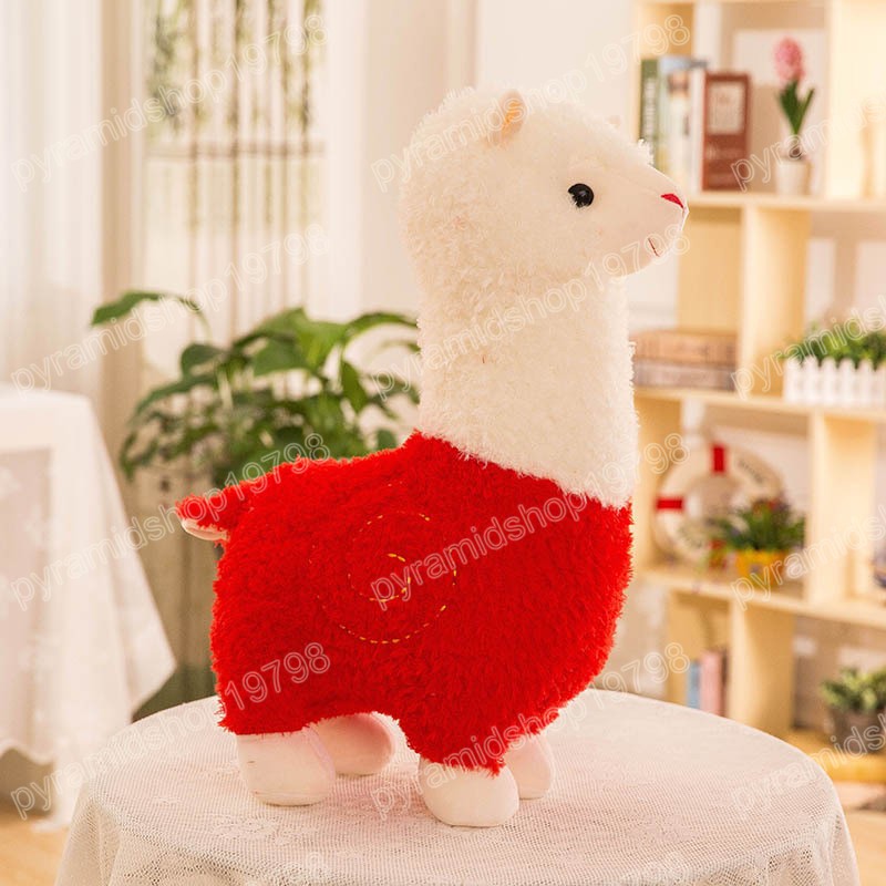 28CM Kawaii Plush Alpaca Toys Fashion Animal Soft Stuffed Dolls Lovely Alpaca Pillows Birthday Xmas Gift for Child Girls