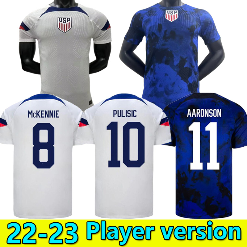 2022 PULISIC USAS MCKENNIE Soccer Jerseys AARONSON Player Version ERTZ 22 23 World Cup Concept MORGAN LLOYD America Football jerseys United States USMNT LLETGET, 22/23 away 1
2022 PULISIC USAS MCKENNIE Soccer Jerseys AARONSON Player Version ERTZ 22 23 World Cup Concept MORGAN LLOYD America Football jerseys United States USMNT LLETGET, 22/23 away 1