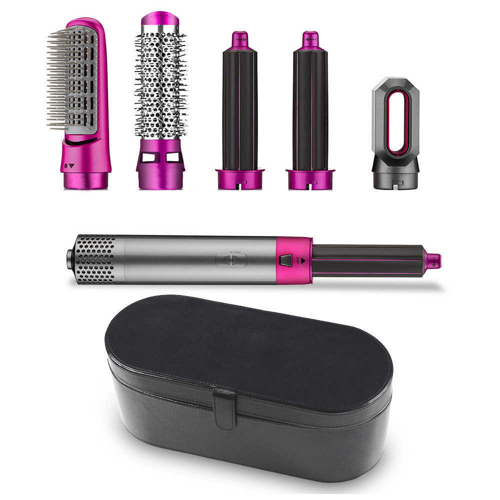 Electric Hair Dryer 5 in 1 Brand New Automatic Curling Iron Hot Air Hair Brush Complete Styler for Multiple Hair Types and Styles Fuchsia T221026
Electric Hair Dryer 5 in 1 Brand New Automatic Curling Iron Hot Air Hair Brush Complete Styler for Multiple Hair Types and Styles Fuchsia T221026