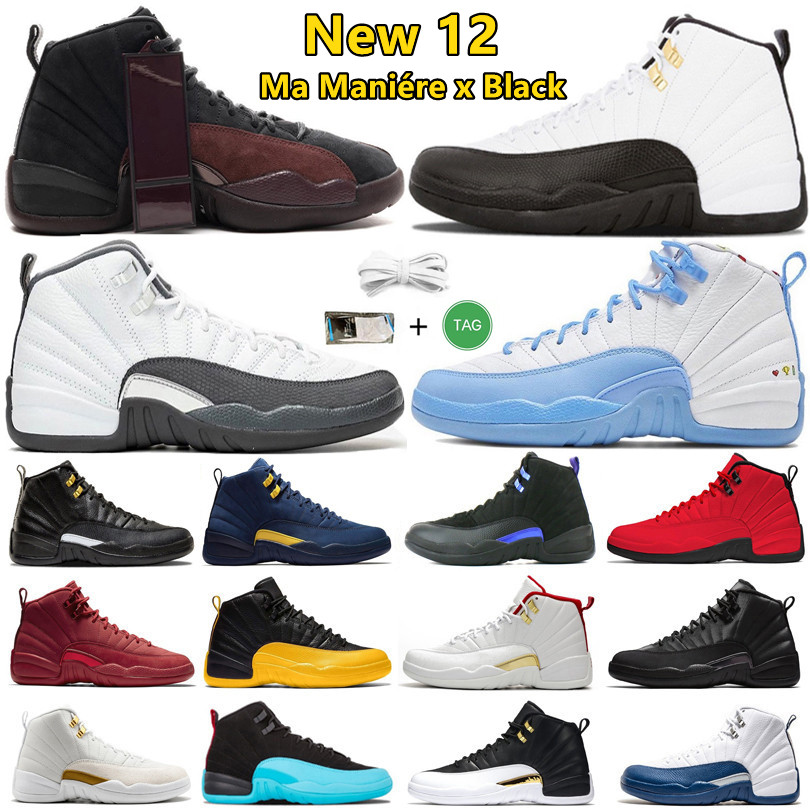 12 12s Mens Basketball Shoes Ma Maniere x Black Taxi OVO White University Blue Revealed With Floral Print Michigan Gym Red Golf men Trainers Sports Sneakers Sneaker, Color#8
12 12s Mens Basketball Shoes Ma Maniere x Black Taxi OVO White University Blue Revealed With Floral Print Michigan Gym Red Golf men Trainers Sports Sneakers Sneaker, Color#8