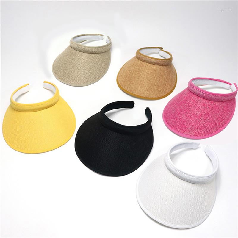 Wide Brim Hats Casual Women Man Visor Cap Summer Outdoor Unisex Baseball Caps Simple Sunscreen Solid Color Fashion, Black
Wide Brim Hats Casual Women Man Visor Cap Summer Outdoor Unisex Baseball Caps Simple Sunscreen Solid Color Fashion, Black