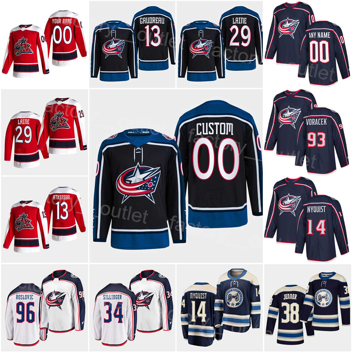 Columbus Hockey Blue Jackets 38 Boone Jenner Jersey 34 Cole Sillinger 96 Jack Roslovic 14 Gustav Nyquist 13 Johnny Gaudreau Patrik Laine Jakub Voracek Men Kids Women, Navy blue
Columbus Hockey Blue Jackets 38 Boone Jenner Jersey 34 Cole Sillinger 96 Jack Roslovic 14 Gustav Nyquist 13 Johnny Gaudreau Patrik Laine Jakub Voracek Men Kids Women, Navy blue