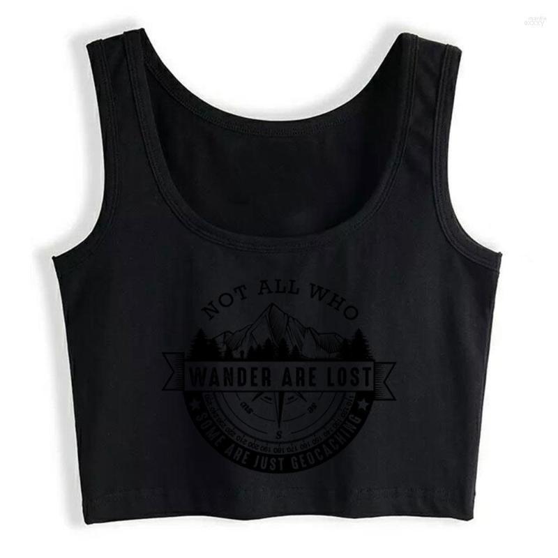 Women' Tanks Women' Crop Top Not All Who Wander Are Lost Geocaching Quotes Cool Harajuku Custom Y2k Tops Womens Blusas Mujer De Moda, Black
Women' Tanks Women' Crop Top Not All Who Wander Are Lost Geocaching Quotes Cool Harajuku Custom Y2k Tops Womens Blusas Mujer De Moda, Black