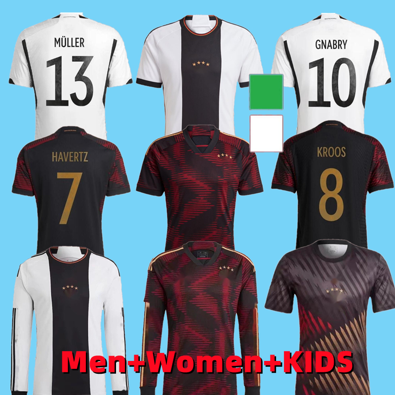 2022 Germanies Soccer Jersey Fans Player Version 22 HUMMELS KROOS GNABRY WERNER SANE REUS MULLER KIMMICH Football Shirt Maillot Foot Men Kids Kit uniforms S-4XL, Training
2022 Germanies Soccer Jersey Fans Player Version 22 HUMMELS KROOS GNABRY WERNER SANE REUS MULLER KIMMICH Football Shirt Maillot Foot Men Kids Kit uniforms S-4XL, Training