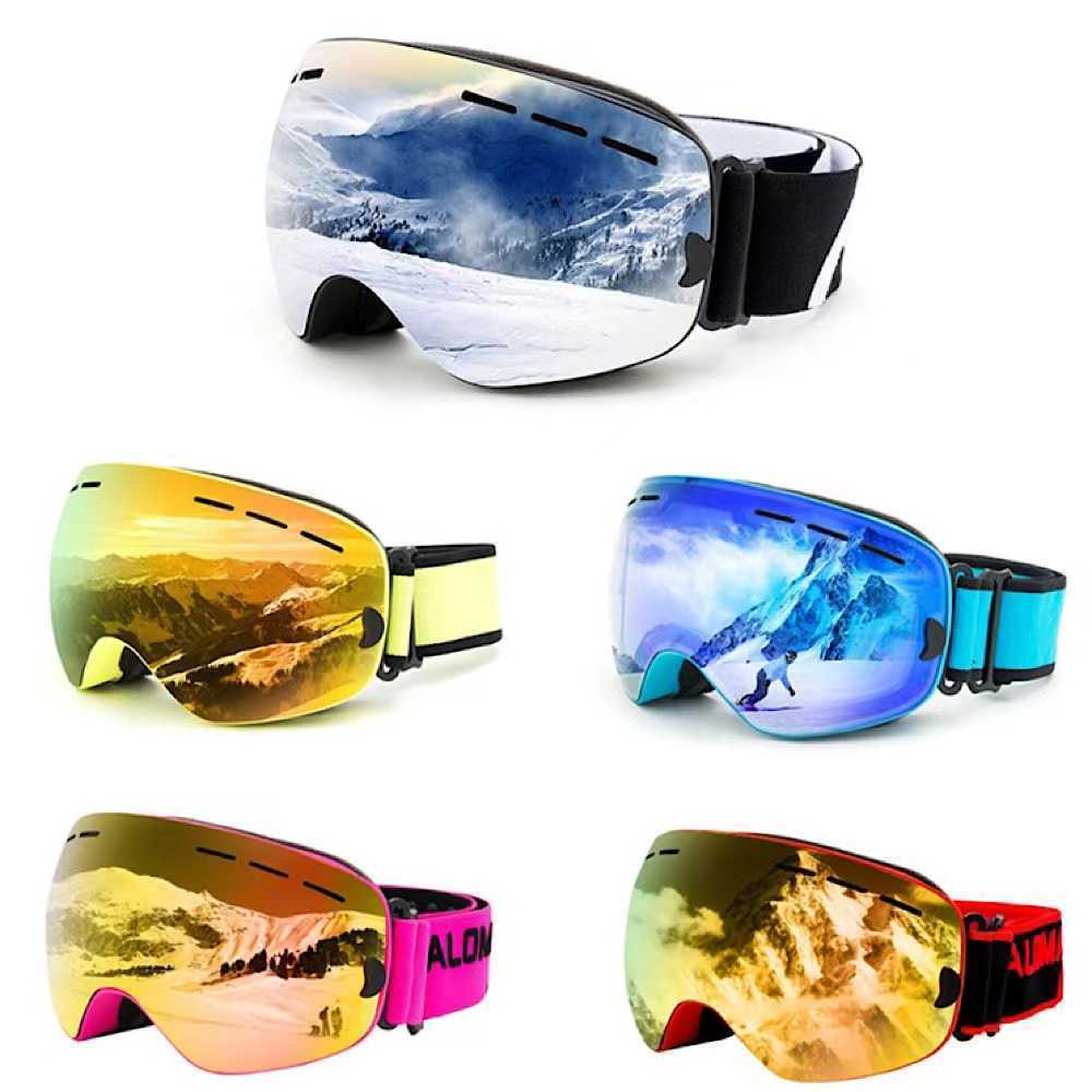Ski Goggles New Adult/Children Goggs Doub Layers UV400 Anti-fog Big Mask ing Snow Men Women Snowboard L221022