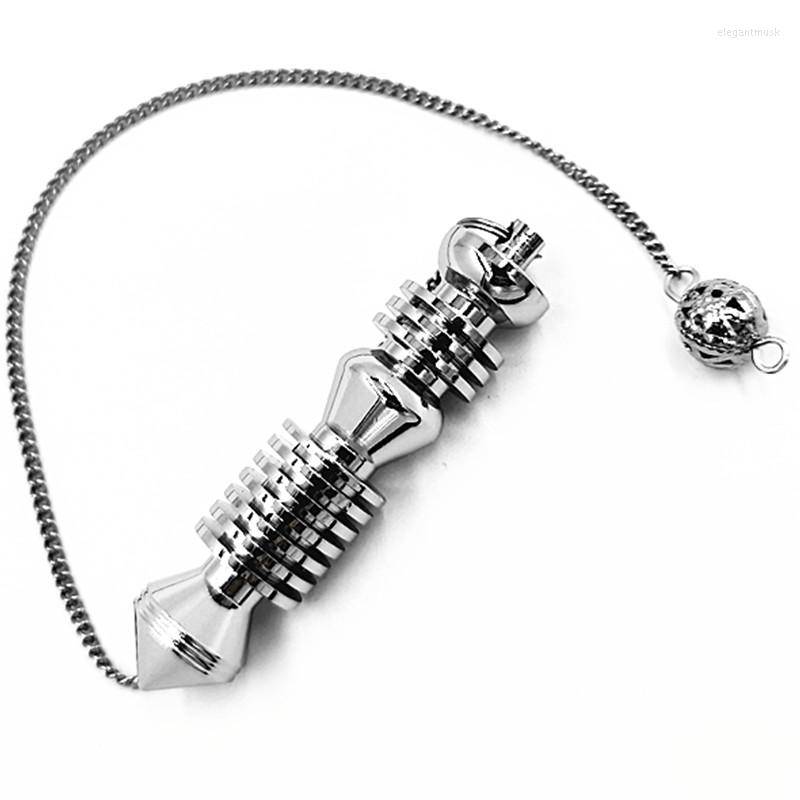 Pendant Necklaces Brass Pendulum For Dowsing Divination Antique Silver Color Metal Pendule Swing Point Energy Jewelry
Pendant Necklaces Brass Pendulum For Dowsing Divination Antique Silver Color Metal Pendule Swing Point Energy Jewelry