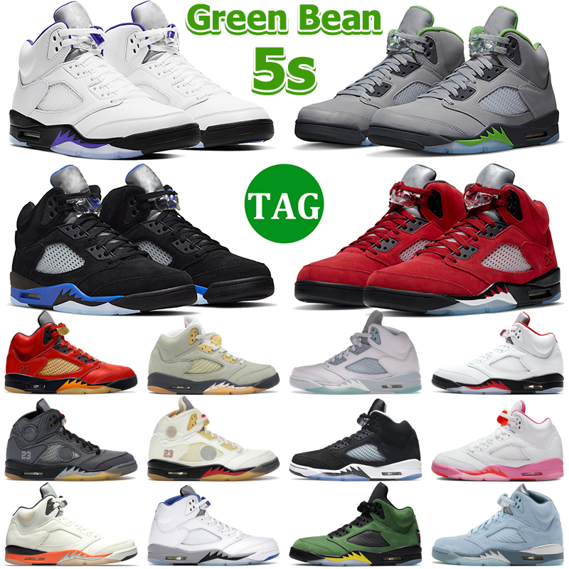 Jumpman 5 Basketball Shoes Men 5s Green Bean Dark Concord Racer Blue Raging Bull Red Suede Jade Horizon Sail What The Easter Mens Trainers
Jumpman 5 Basketball Shoes Men 5s Green Bean Dark Concord Racer Blue Raging Bull Red Suede Jade Horizon Sail What The Easter Mens Trainers