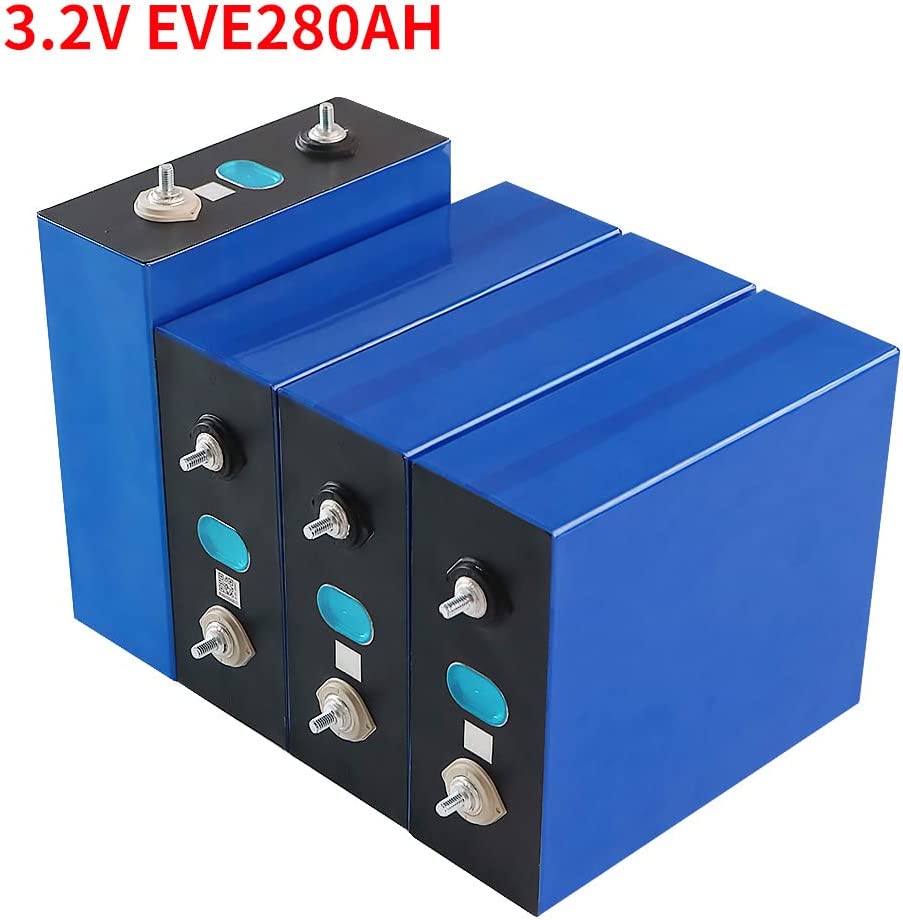New Grade A LiFePO4 Battery Cells 3.2V 280Ah 310Ah 320Ah Lithium ion Batteries LFP Cell Prismatic LF280K For 12.8V 24V 48V 96V Solar Home ESS RV Boats