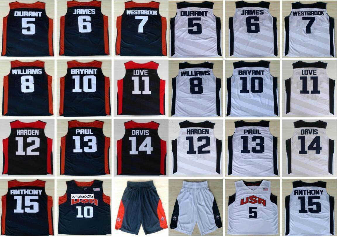 Retro Basketball 2012 Team USA Jersey Kevin 5 Durant 6 James 12 Harden 10 Bryant Russell 7 Westbrook Chris 13 Paul Deron 8 Williams Anthony''nba''jersey
Retro Basketball 2012 Team USA Jersey Kevin 5 Durant 6 James 12 Harden 10 Bryant Russell 7 Westbrook Chris 13 Paul Deron 8 Williams Anthony''nba''jersey