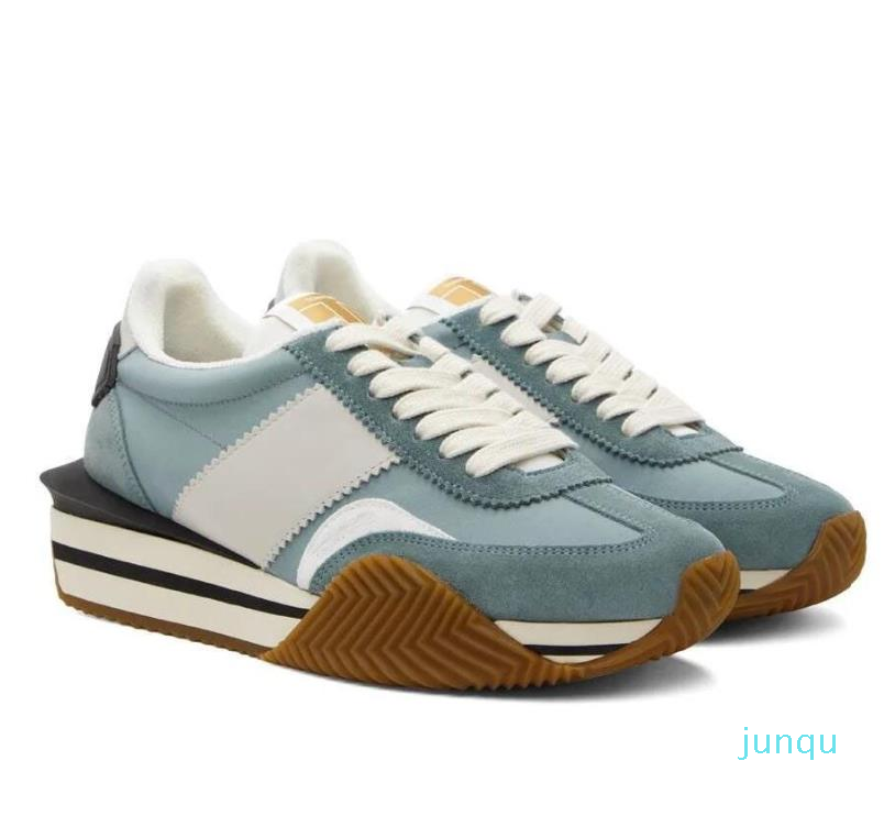 Top Luxury Tomfords James Sports Shoes Men Side Stripe Suede & Nylon Skateboard Walking Chunky Rubber Sole Lace Up Sneaker EU38-46 Shoebox 022
Top Luxury Tomfords James Sports Shoes Men Side Stripe Suede & Nylon Skateboard Walking Chunky Rubber Sole Lace Up Sneaker EU38-46 Shoebox 022