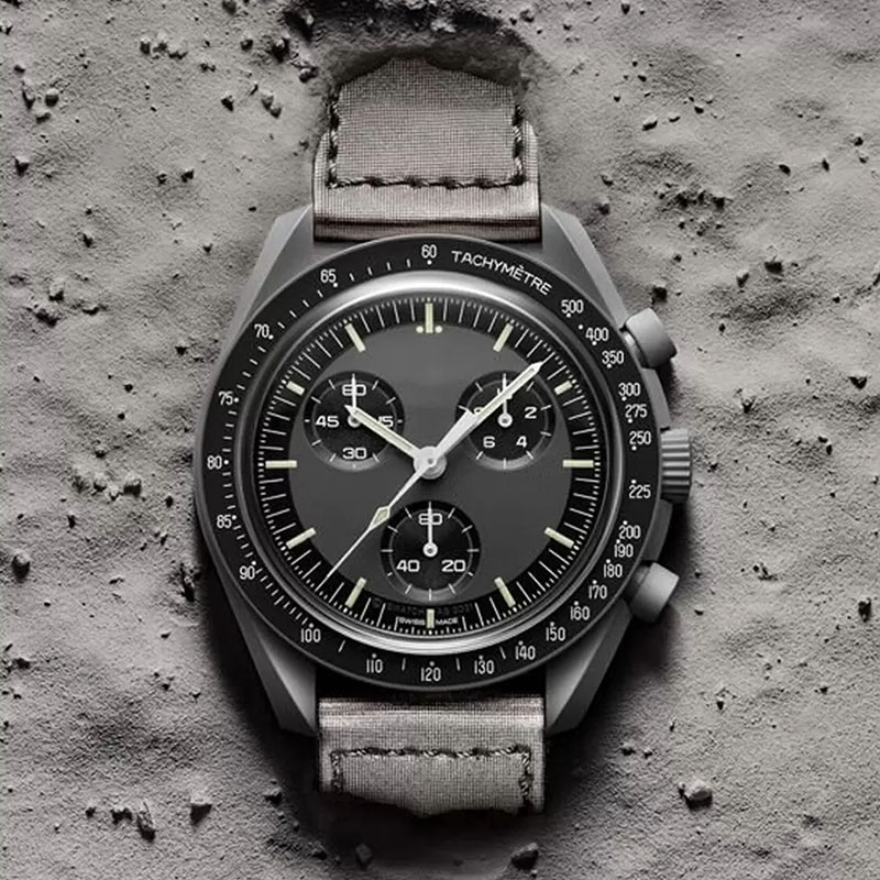 Bioceramic Planet mens moon watches Full Function Quarz Chronograph Mission To Mercury 42mm Nylon Limited Edition Rannekello Polshorloge monaco aaa watch dhgate, Box
Bioceramic Planet mens moon watches Full Function Quarz Chronograph Mission To Mercury 42mm Nylon Limited Edition Rannekello Polshorloge monaco aaa watch dhgate, Box