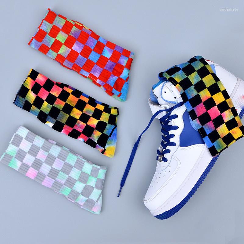 Men's Socks 1 Pair Checkerboard Tie Dye Terry Combed Cotton Colorful Funny Novelty Harajuku Woman Men's Skate With Print, Red plaid
Men's Socks 1 Pair Checkerboard Tie Dye Terry Combed Cotton Colorful Funny Novelty Harajuku Woman Men's Skate With Print, Red plaid