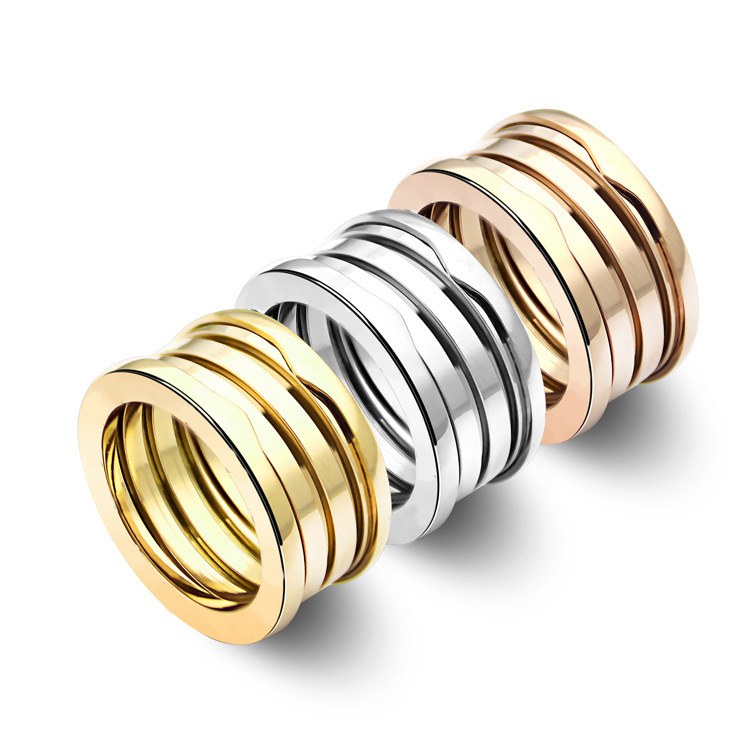 Factory wholesale 316L stainless steel three ring narrow version spring couple ring with dust bag
Factory wholesale 316L stainless steel three ring narrow version spring couple ring with dust bag